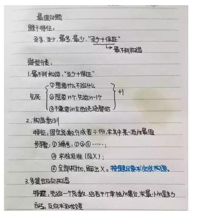 行測公式記不??？學霸幾張筆記就搞定了！